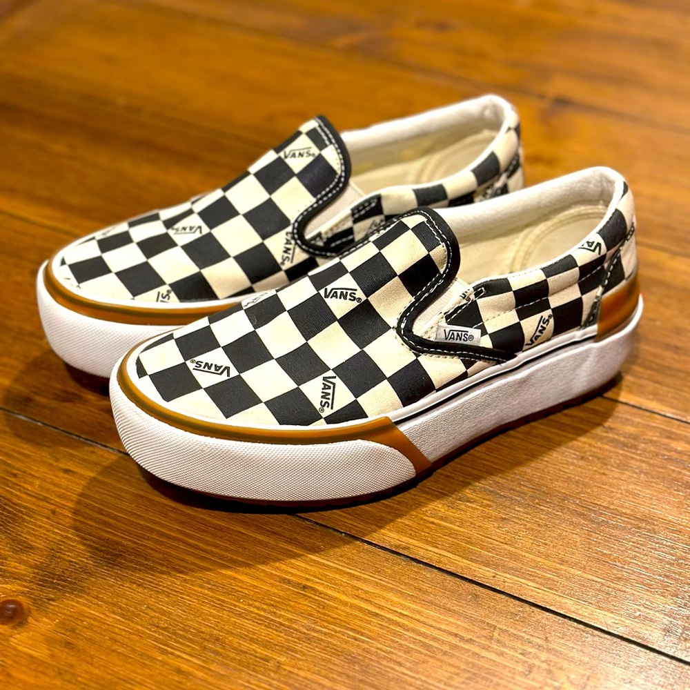 Vans Stacked Checkered Platform